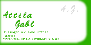 attila gabl business card